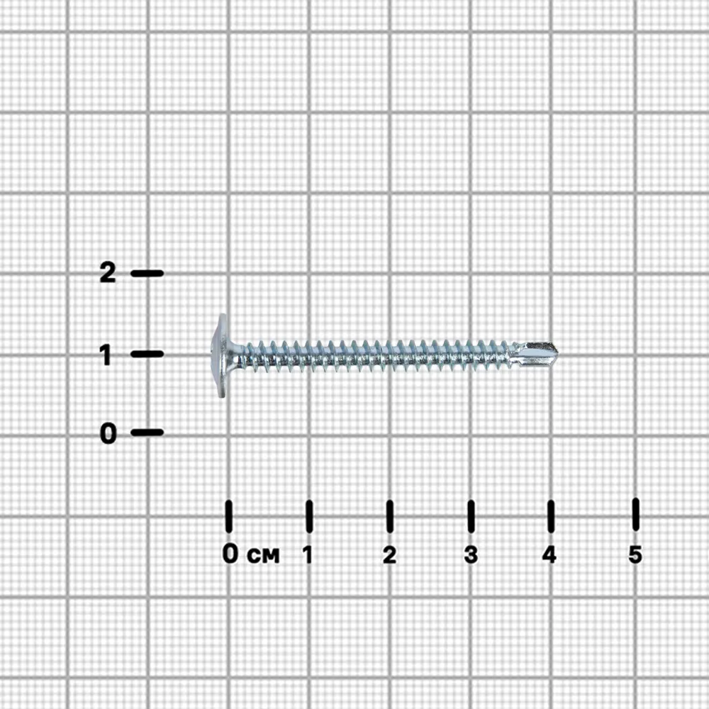 Фото 3 Саморезы по металлу с пресс-шайбой со сверлом оцинкованные 4.2x41 мм 25 шт. Фото 3 Саморезы по металлу с пресс-шайбой со сверлом оцинкованные 4.2x41 мм 25 шт.