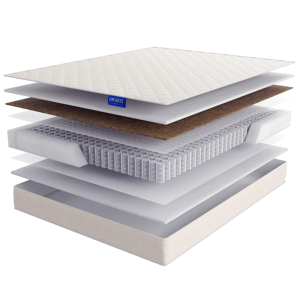 Фото Матрас Lineaflex Fellena 200x160x21см пружинный блок двуспальный Фото Матрас Lineaflex Fellena 200x160x21см пружинный блок двуспальный