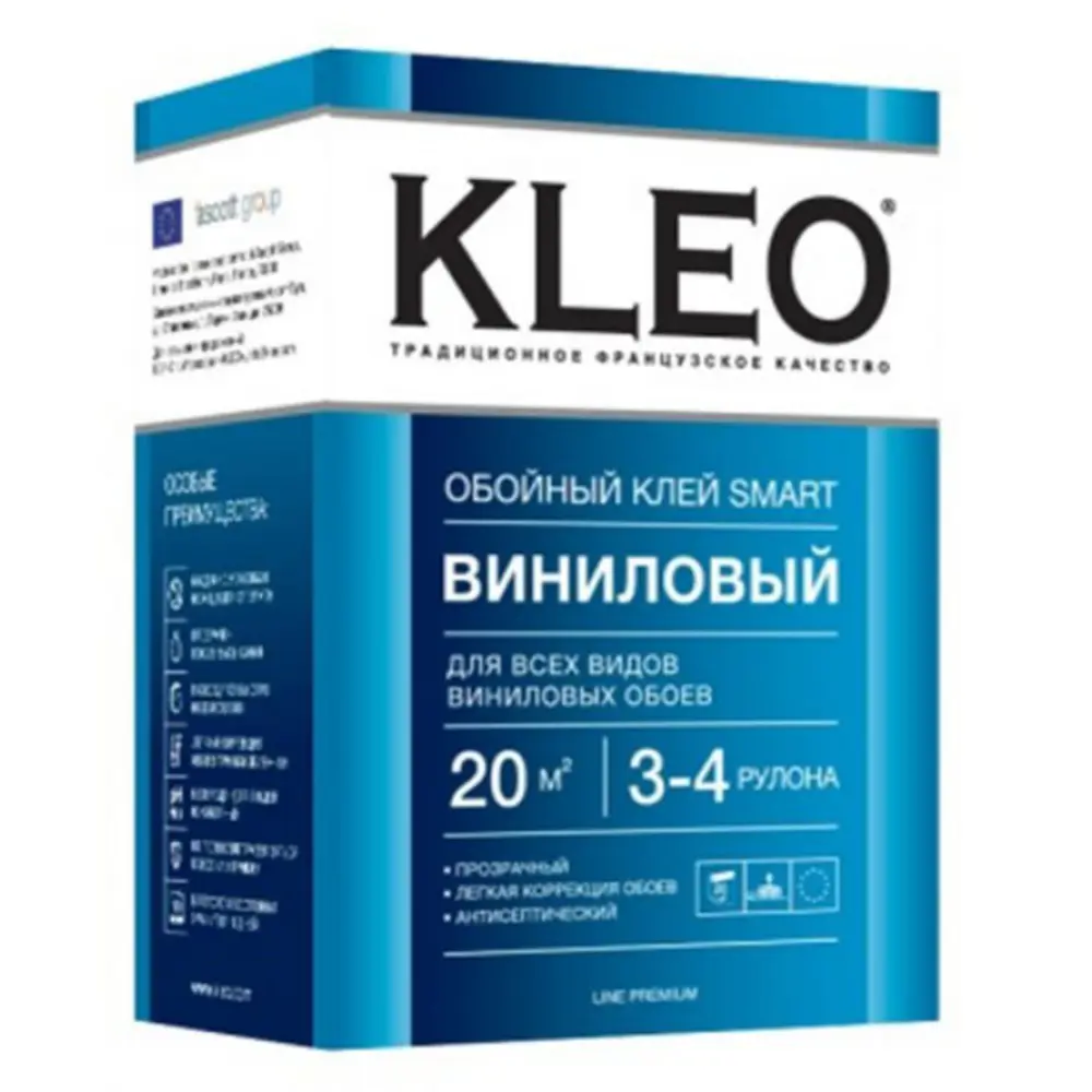 Фото Клей для виниловых обоев Kleo 20 м² Фото Клей для виниловых обоев Kleo 20 м²