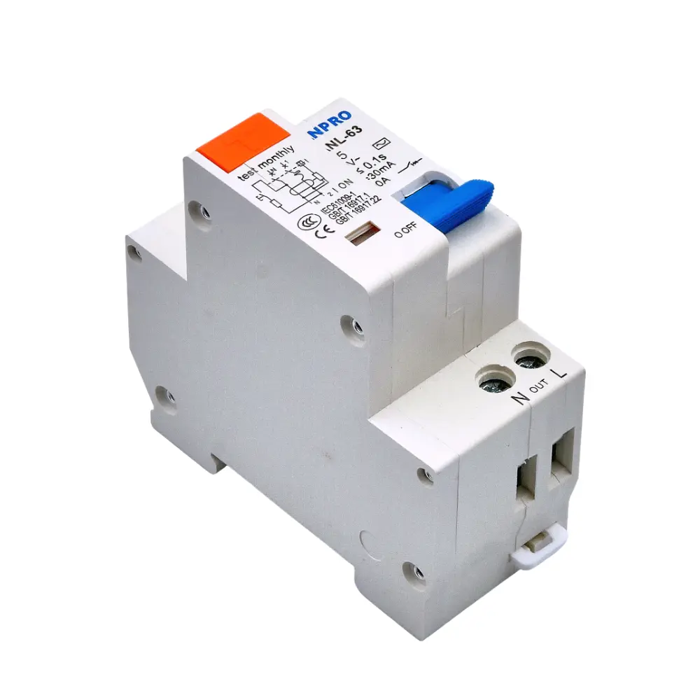 Фото 6 Дифференциальный выключатель Danpro DANL-63/25 УЗО на DIN рейку однофазное 25А Фото 6 Дифференциальный выключатель Danpro DANL-63/25 УЗО на DIN рейку однофазное 25А