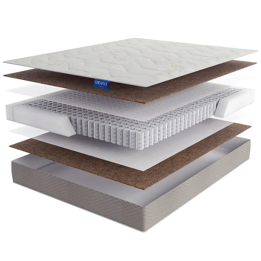 Фото Матрас Lineaflex Vilmary 200x120x18см пружинный блок полутороспальный Фото Матрас Lineaflex Vilmary 200x120x18см пружинный блок полутороспальный