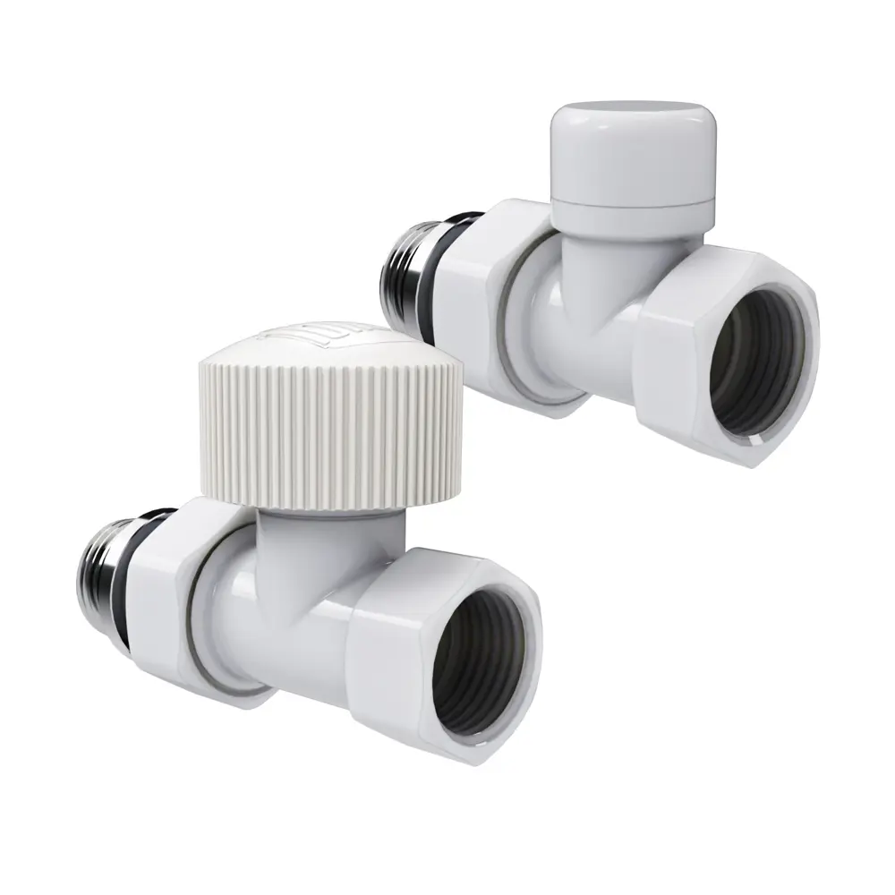 Фото 2 Термостатический комплект для радиатора прямой Royal Thermo Design 1/2" латунь цвет белый Фото 2 Термостатический комплект для радиатора прямой Royal Thermo Design 1/2" латунь цвет белый