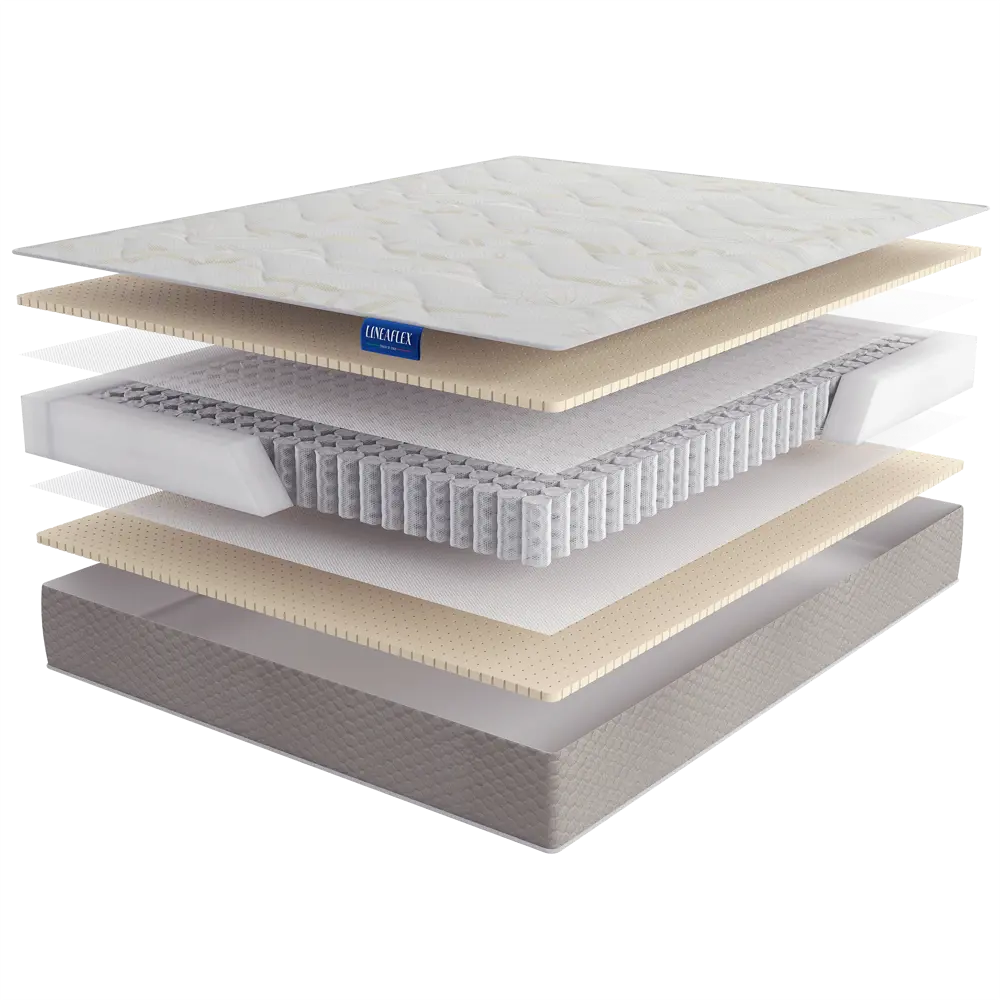 Фото Матрас Lineaflex Galara 200x190x20 см независимый пружинный блок, двуспальный Фото Матрас Lineaflex Galara 200x190x20 см независимый пружинный блок, двуспальный
