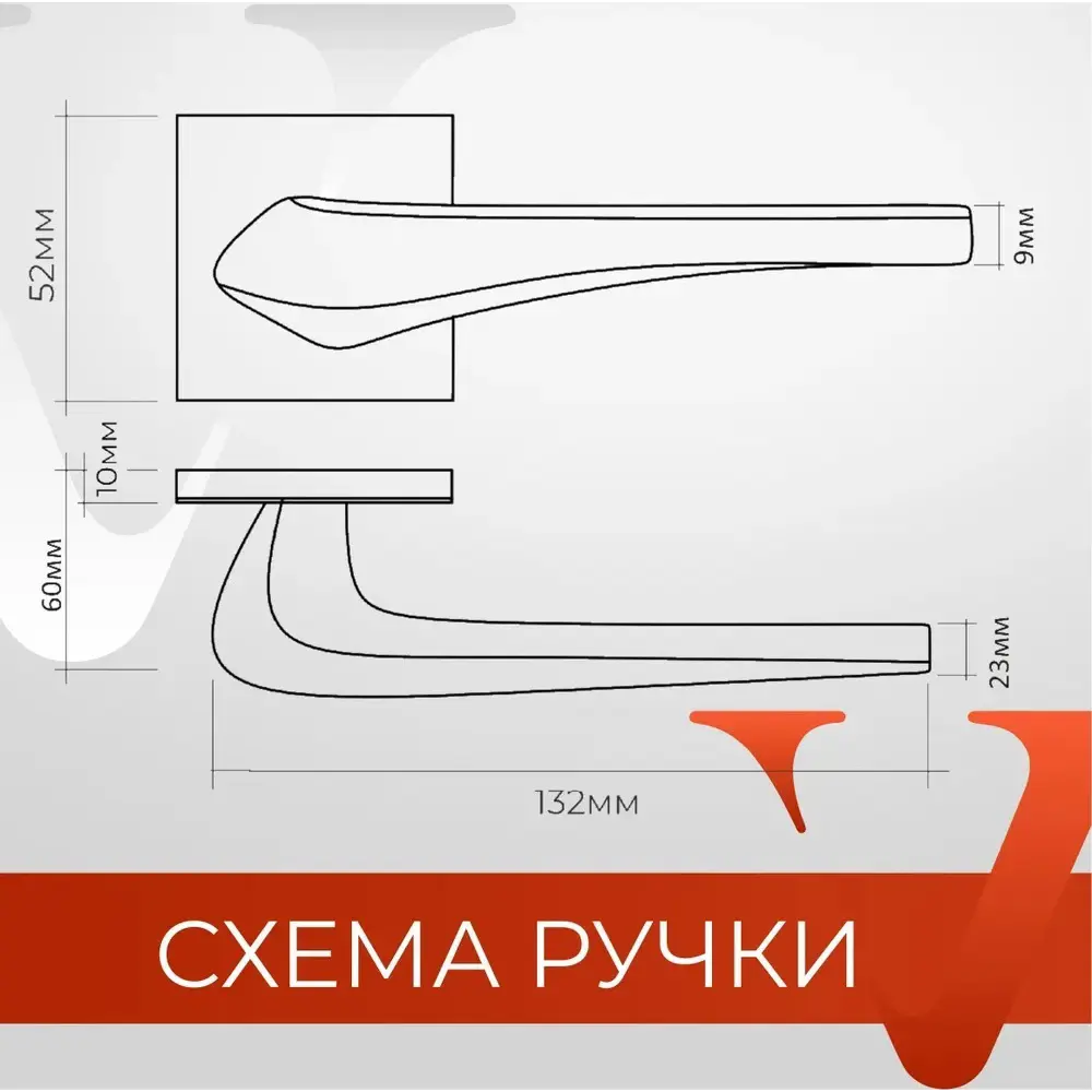 Фото 6 Ручка дверная R06.135 MBP + Защелка C-03B 100 Kevlar + петли FLUSH 125x75 черный матовый Фото 6 Ручка дверная R06.135 MBP + Защелка C-03B 100 Kevlar + петли FLUSH 125x75 черный матовый