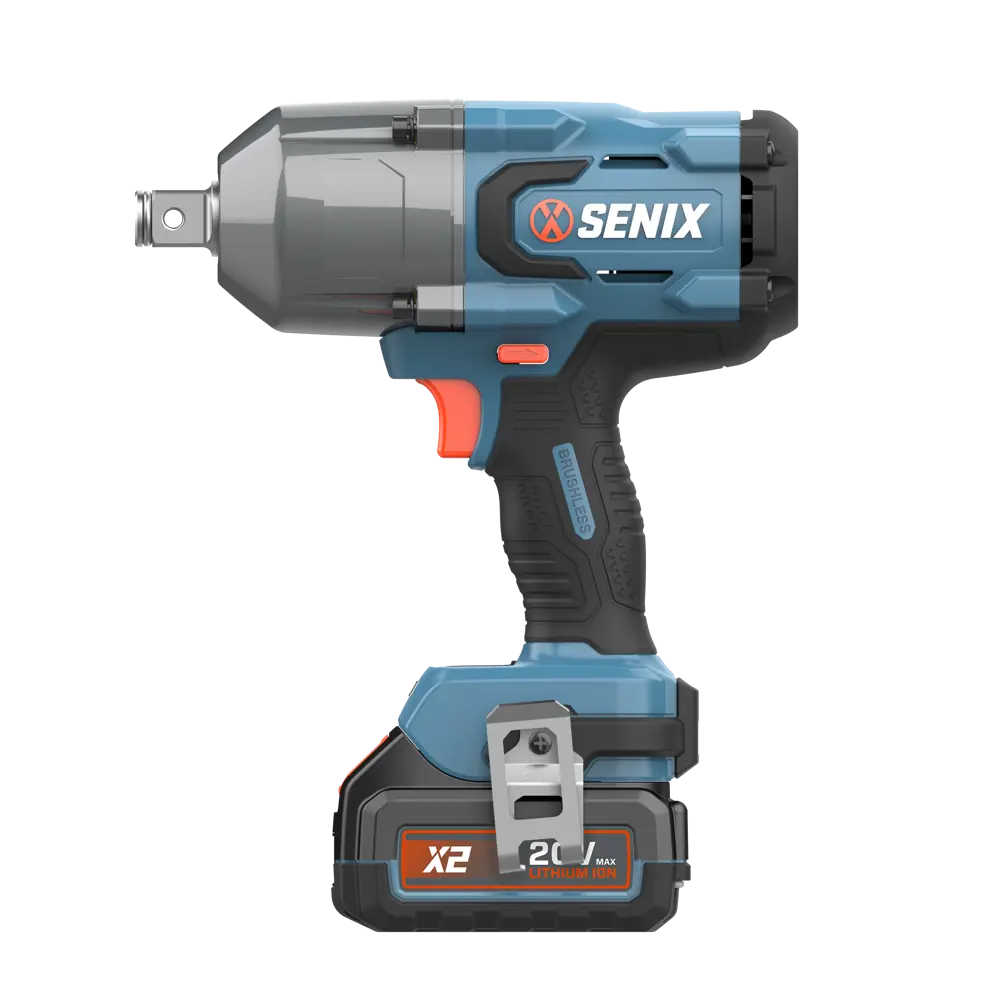Фото 3 Гайковерт аккумуляторный бесщеточный Senix PDWX2-M4-EU НСК, 20 В Li-Ion 1x8 Ач 1350 Нм Фото 3 Гайковерт аккумуляторный бесщеточный Senix PDWX2-M4-EU НСК, 20 В Li-Ion 1x8 Ач 1350 Нм