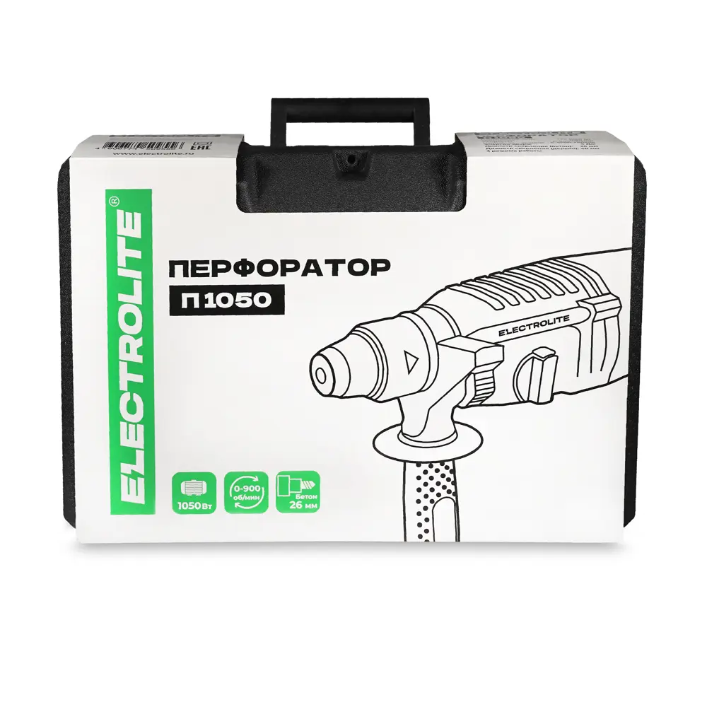 Фото 12 Перфоратор сетевой SDS-plus Electrolite П 1050, 1050 Вт, 4 Дж Фото 12 Перфоратор сетевой SDS-plus Electrolite П 1050, 1050 Вт, 4 Дж