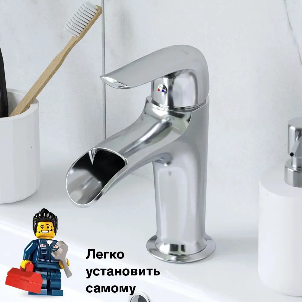 Фото 3 Смеситель для раковины Damixa RedBlu Palace Evo 428240000 цвет хром Фото 3 Смеситель для раковины Damixa RedBlu Palace Evo 428240000 цвет хром