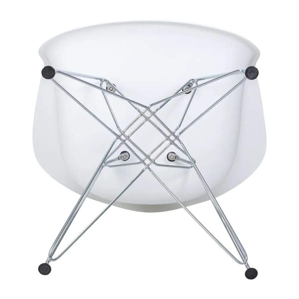 Фото 8 Кухонный стул Dobrin Daw chrome lmzl-pp620b 62x62x64.5 см пластик цвет белый