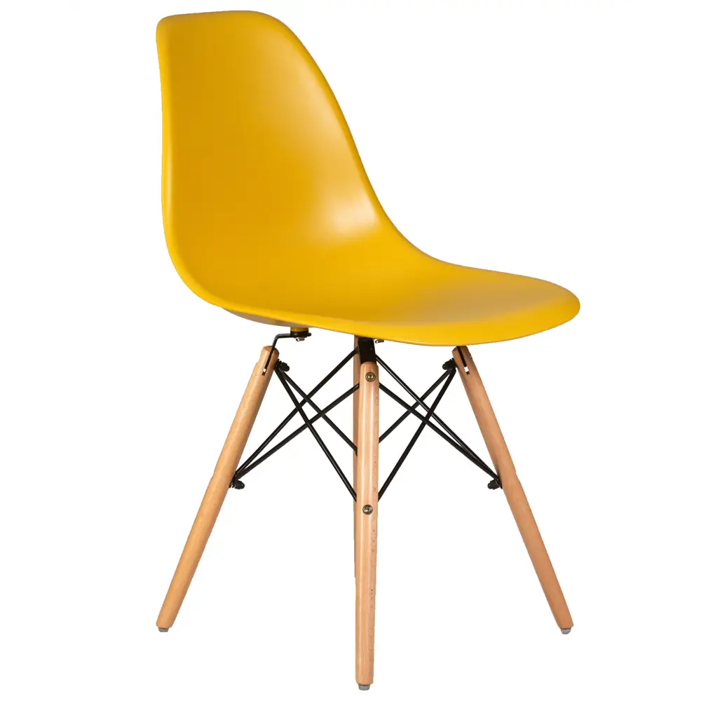 Фото 2 Кухонный стул Dobrin DSW LMZL 46x46x53 см полипропилен цвет горчичный Фото 2 Кухонный стул Dobrin DSW LMZL 46x46x53 см полипропилен цвет горчичный