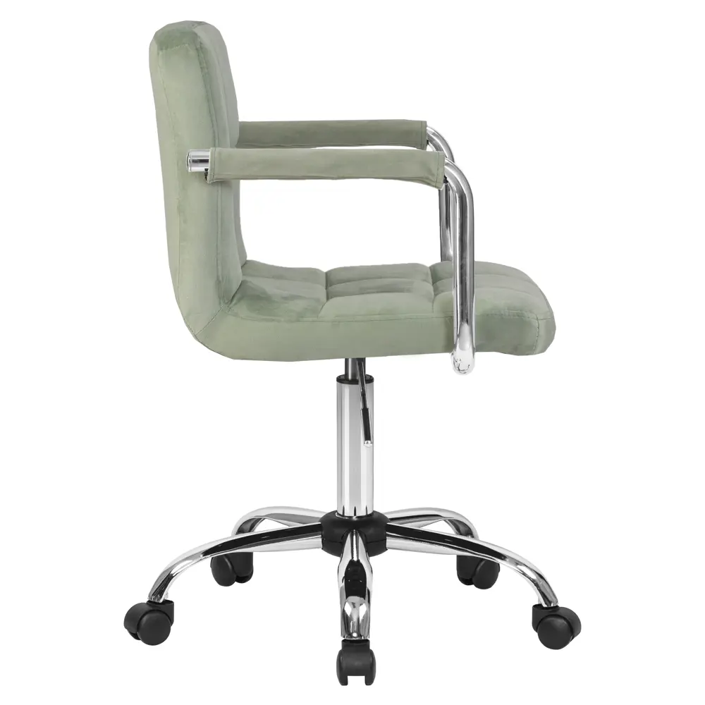 Фото 3 Офисное кресло Dobrin Terry велюр цвет мятный Фото 3 Офисное кресло Dobrin Terry велюр цвет мятный