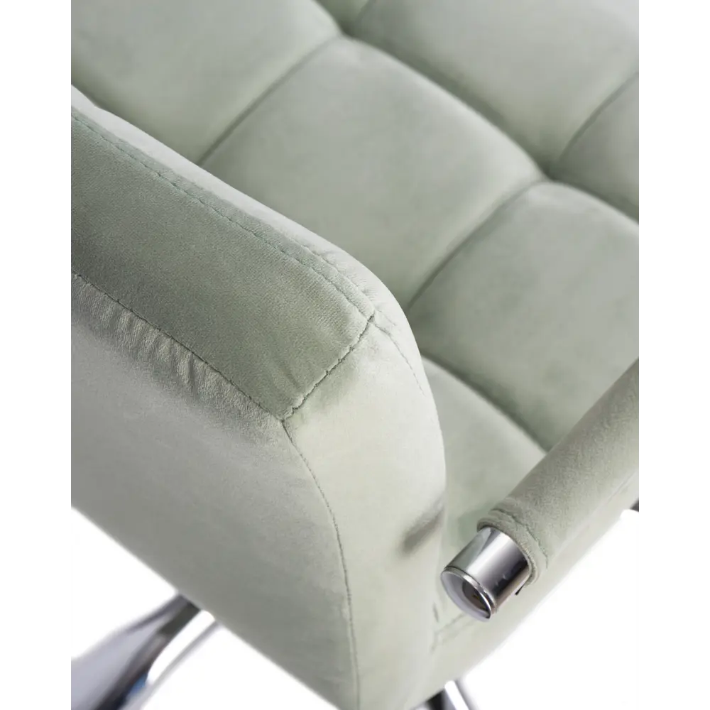 Фото 8 Офисное кресло Dobrin Terry велюр цвет мятный Фото 8 Офисное кресло Dobrin Terry велюр цвет мятный