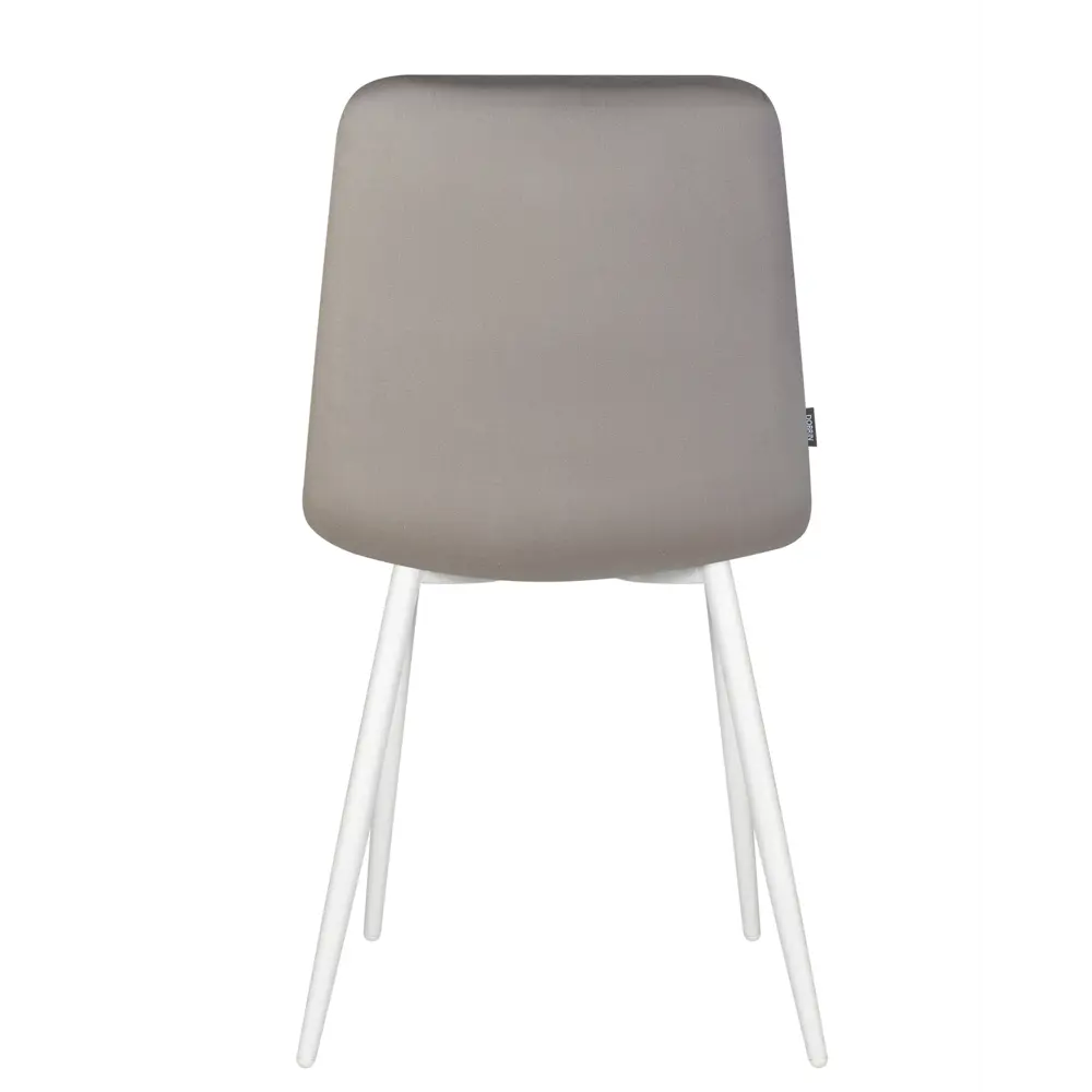 Фото 6 Кухонный стул Dobrin Chilly DRF 46x46x55 см велюр цвет темно-серый ножки белые Фото 6 Кухонный стул Dobrin Chilly DRF 46x46x55 см велюр цвет темно-серый ножки белые