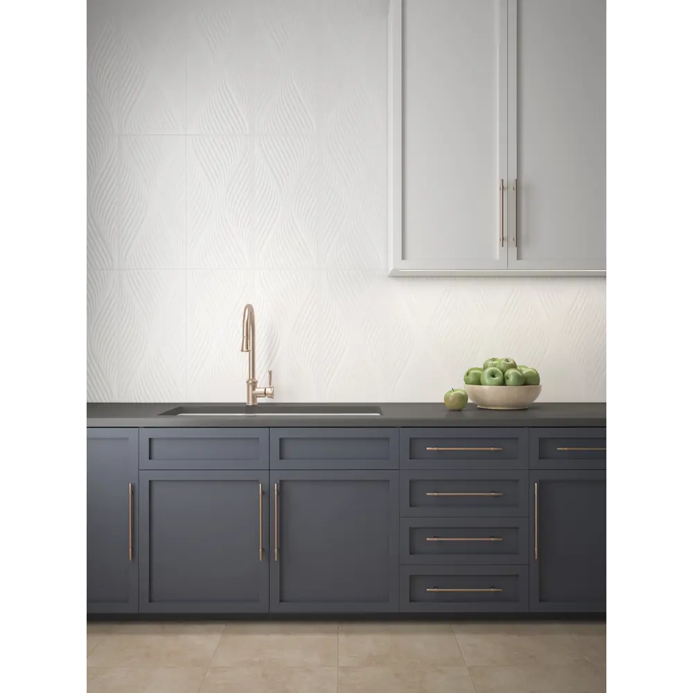 Фото 4 Настенная плитка Kerama Marazzi Полюс 3D 29.6x59.5 см 1.8 м² матовая цвет белый Фото 4 Настенная плитка Kerama Marazzi Полюс 3D 29.6x59.5 см 1.8 м² матовая цвет белый