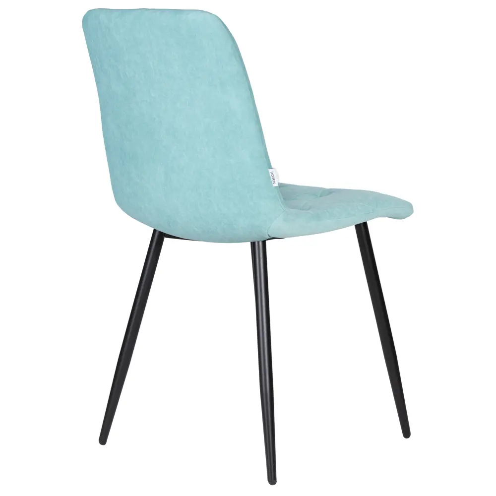Фото 5 Кухонный стул Dobrin Chilly rombo a006 46x46x55 см велюр цвет светло-голубой/черный Фото 5 Кухонный стул Dobrin Chilly rombo a006 46x46x55 см велюр цвет светло-голубой/черный