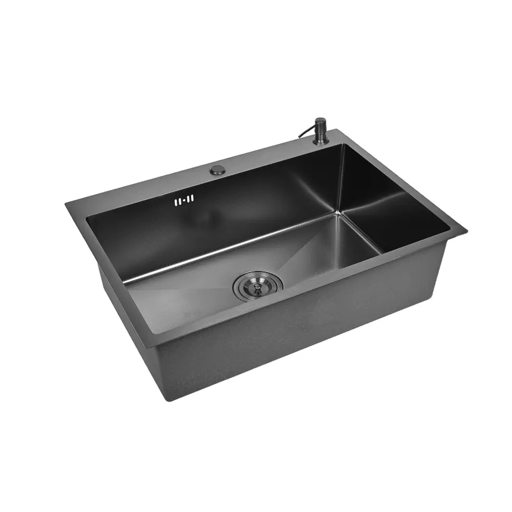 Фото 3 Мойка для кухни Wisent WS37050BD/W02-114B/W405B 50x70 см глубина чаши 21 см нержавеющая сталь цвет нержавеющая сталь, матовая Фото 3 Мойка для кухни Wisent WS37050BD/W02-114B/W405B 50x70 см глубина чаши 21 см нержавеющая сталь цвет нержавеющая сталь, матовая