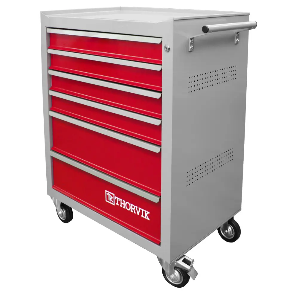 Фото 3 Тележка инструментальная Thorvik TT6GR-R 460x680x909 мм Фото 3 Тележка инструментальная Thorvik TT6GR-R 460x680x909 мм