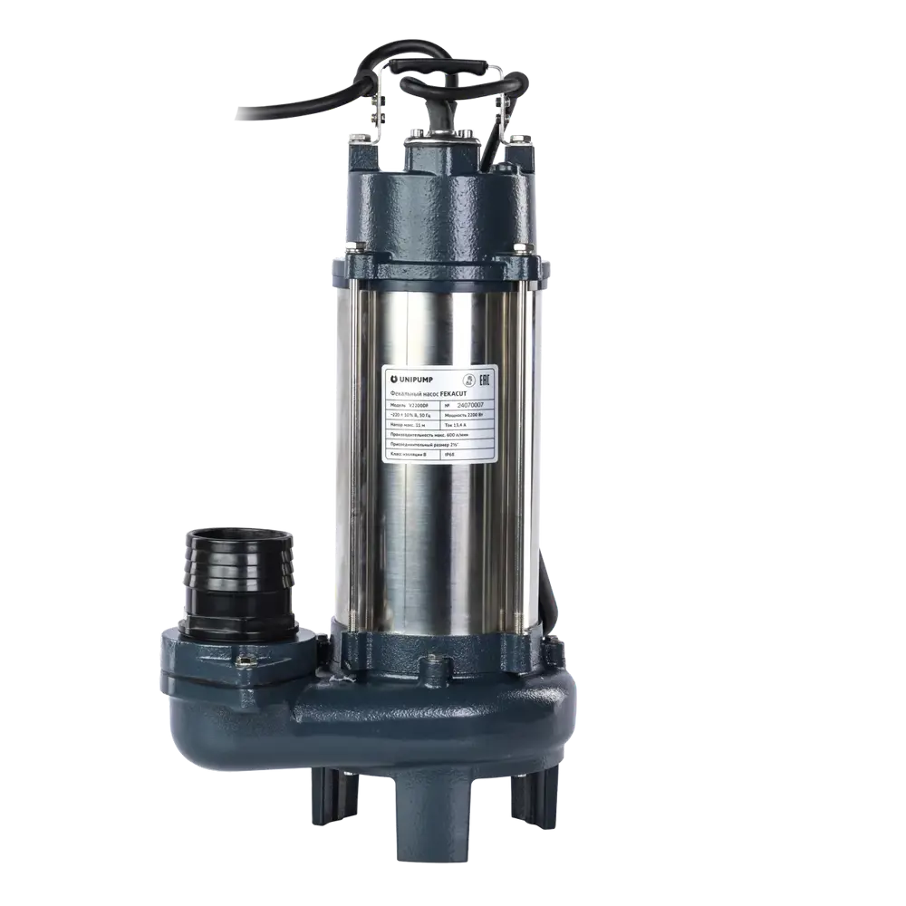 Фото 3 Насос погружной дренажный Unipump 94908 фекалии расход 36000 л/ч Фото 3 Насос погружной дренажный Unipump 94908 фекалии расход 36000 л/ч