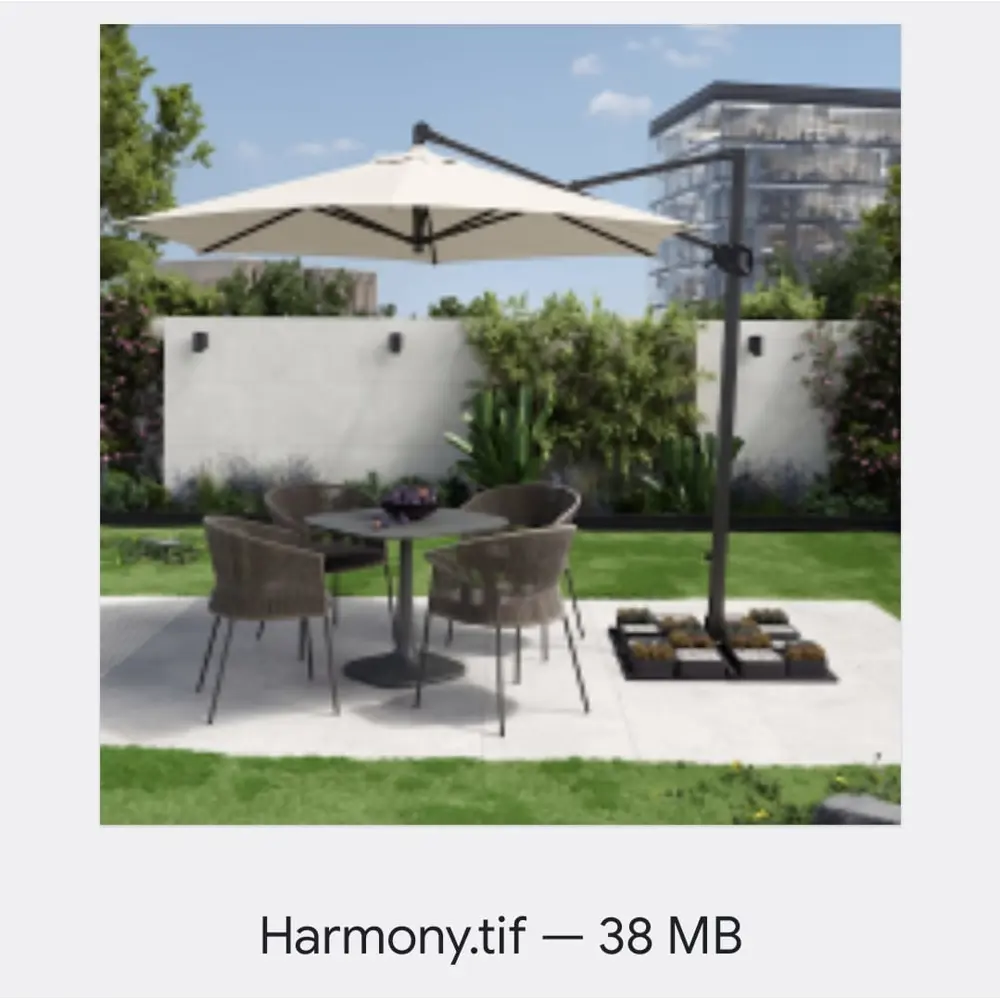 Фото 6 Дизайнерский якорь для зонта Domuls Harmony черный Фото 6 Дизайнерский якорь для зонта Domuls Harmony черный