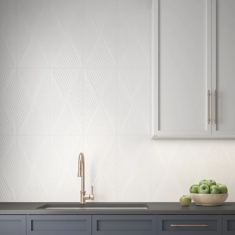 Фото Настенная плитка Kerama Marazzi Полюс 3D 29.6x59.5 см 1.8 м² матовая цвет белый Фото Настенная плитка Kerama Marazzi Полюс 3D 29.6x59.5 см 1.8 м² матовая цвет белый