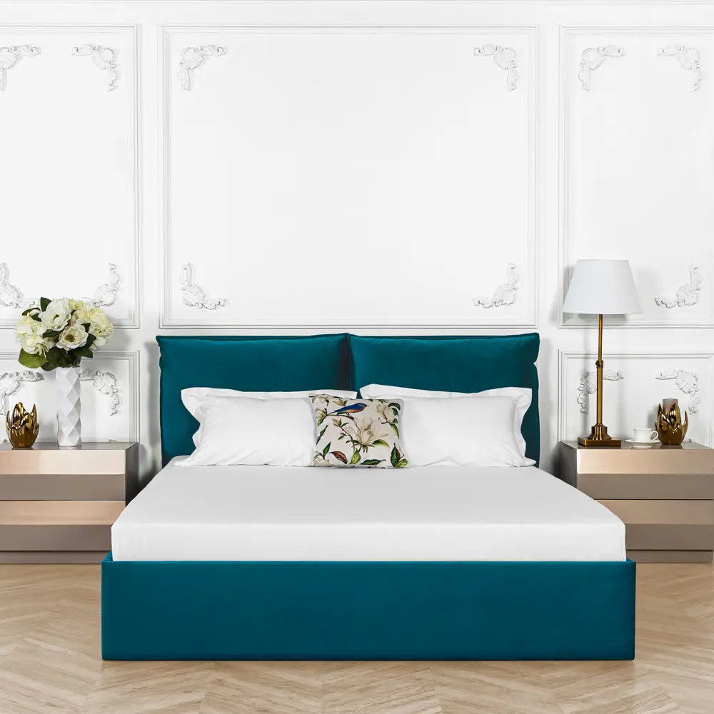 Фото 3 Кровать Dg-home Эстетика 166x97x206 см цвет зеленый Фото 3 Кровать Dg-home Эстетика 166x97x206 см цвет зеленый
