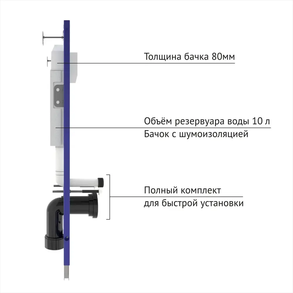 Фото 3 Комплект BERGES для монтажа подвесного унитаза инсталляция NOVUM525 кнопка L4 Soft Touch белая унитаз FLOE сиденье дюропласт Slim SO Фото 3 Комплект BERGES для монтажа подвесного унитаза инсталляция NOVUM525 кнопка L4 Soft Touch белая унитаз FLOE сиденье дюропласт Slim SO