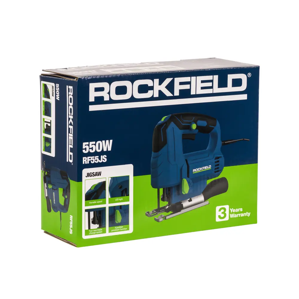 Фото 14 Лобзик сетевой Rockfield RF55JS, 550 Вт