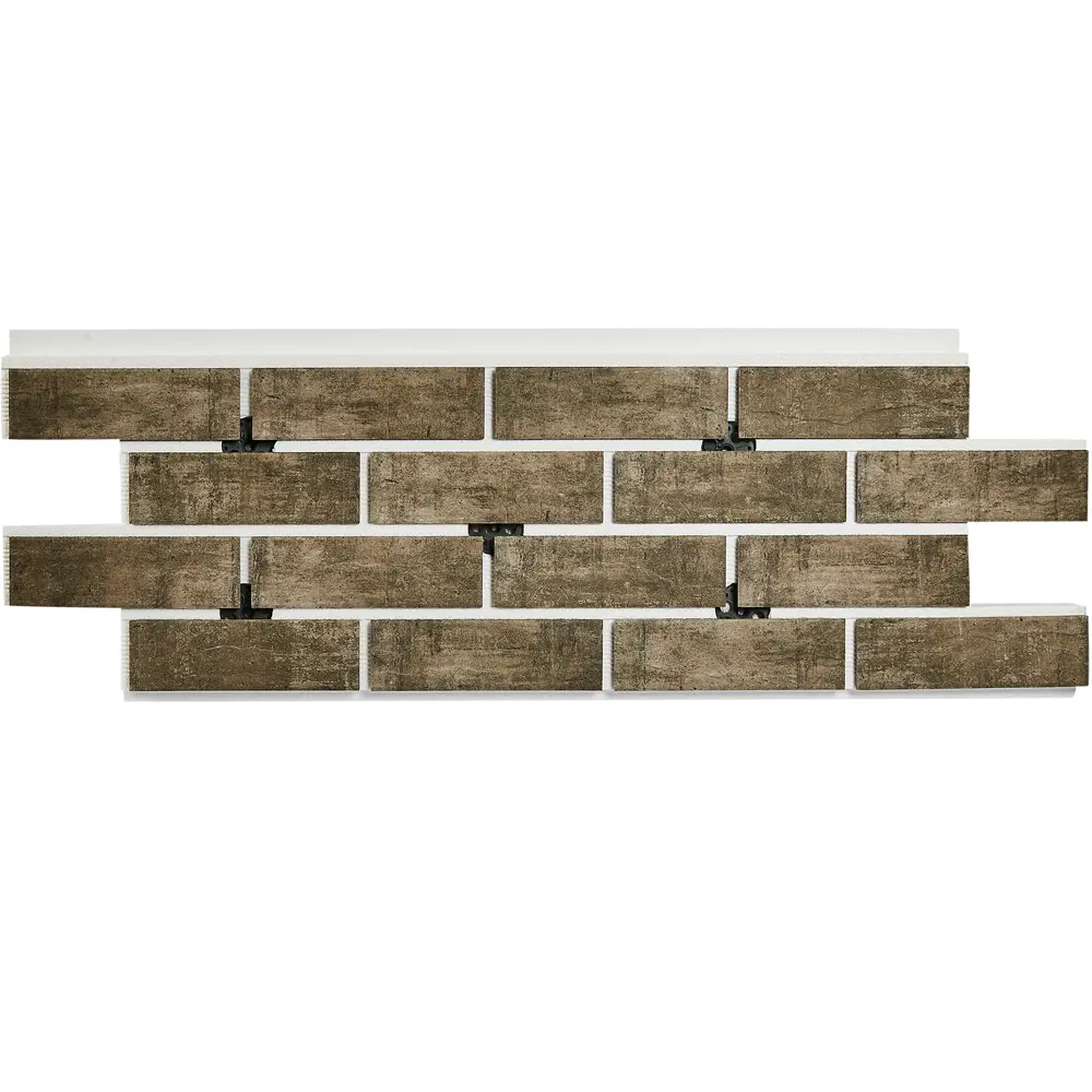 Фото Термопанель Мосстрой-31 Brick wall 1180x410x50мм 0.38м² цвет бежевый Фото Термопанель Мосстрой-31 Brick wall 1180x410x50мм 0.38м² цвет бежевый
