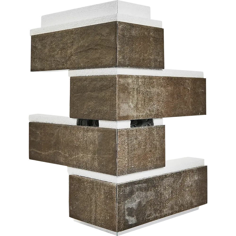 Фото 5 Угловой элемент термопанели Мосстрой-31 Brick stone 260x410x50мм 0.21м² цвет коричневый Фото 5 Угловой элемент термопанели Мосстрой-31 Brick stone 260x410x50мм 0.21м² цвет коричневый