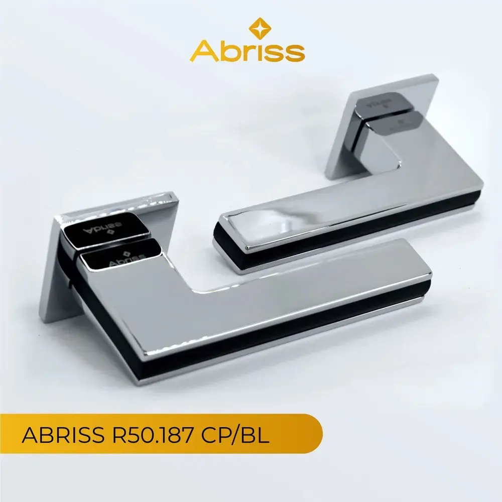 Фото 3 Ручка цинковая на раздельном тонком основании Abriss R50.187 CP/BL Хром Фото 3 Ручка цинковая на раздельном тонком основании Abriss R50.187 CP/BL Хром