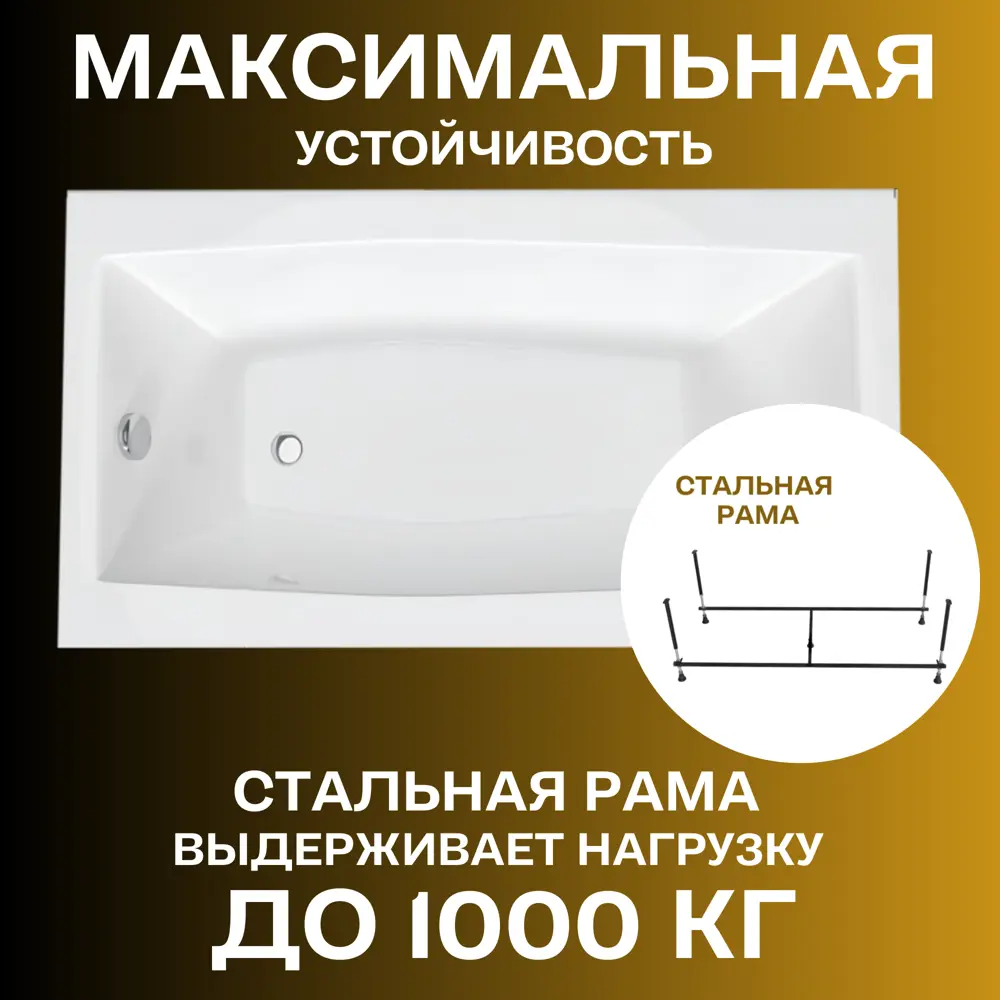 Фото 3 Прямоугольная ванна 1marka VIOLA 01ви1570кп акрил 150x70см Фото 3 Прямоугольная ванна 1marka VIOLA 01ви1570кп акрил 150x70см
