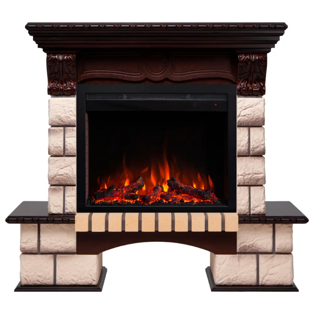 Фото Каминокомплект Realflame Bolero 25.5 NT с очагом Saphir 25.5 750Вт античный орех Фото Каминокомплект Realflame Bolero 25.5 NT с очагом Saphir 25.5 750Вт античный орех