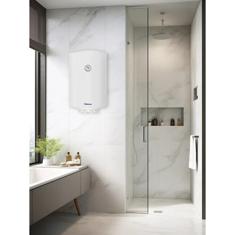 Фото 6 Накопительный водонагреватель электрический 30 л Metronex Thermoheat 1.5 кВт нержавеющая сталь мокрый ТЭН Фото 6 Накопительный водонагреватель электрический 30 л Metronex Thermoheat 1.5 кВт нержавеющая сталь мокрый ТЭН