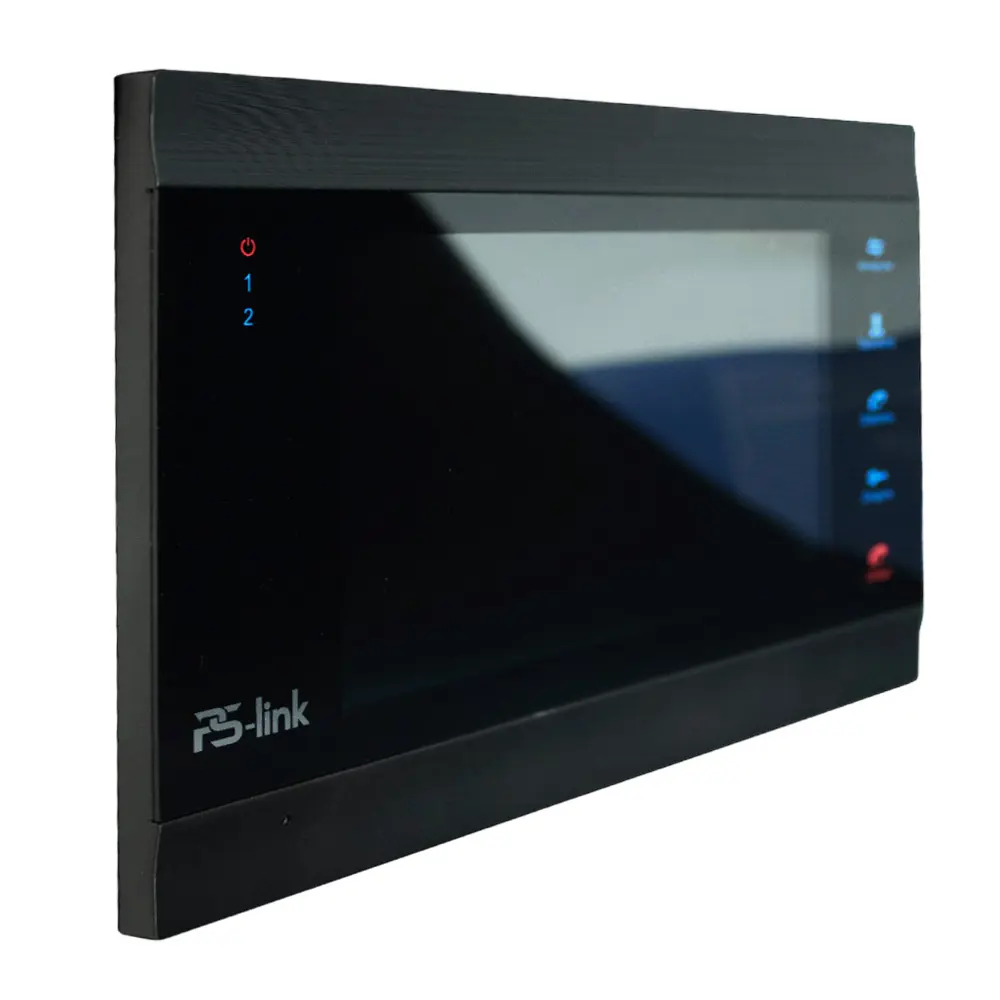 Фото 7 Комплект видеодомофона Ps-link KIT-706DP-207CR-S 7" цвет чёрный Фото 7 Комплект видеодомофона Ps-link KIT-706DP-207CR-S 7" цвет чёрный