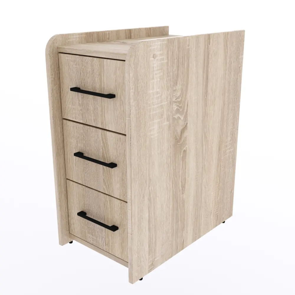 Фото 2 Тумба офисная Stalkermebel 3 ящика 31x52x63 см ЛДСП цвет дуб сонома Фото 2 Тумба офисная Stalkermebel 3 ящика 31x52x63 см ЛДСП цвет дуб сонома