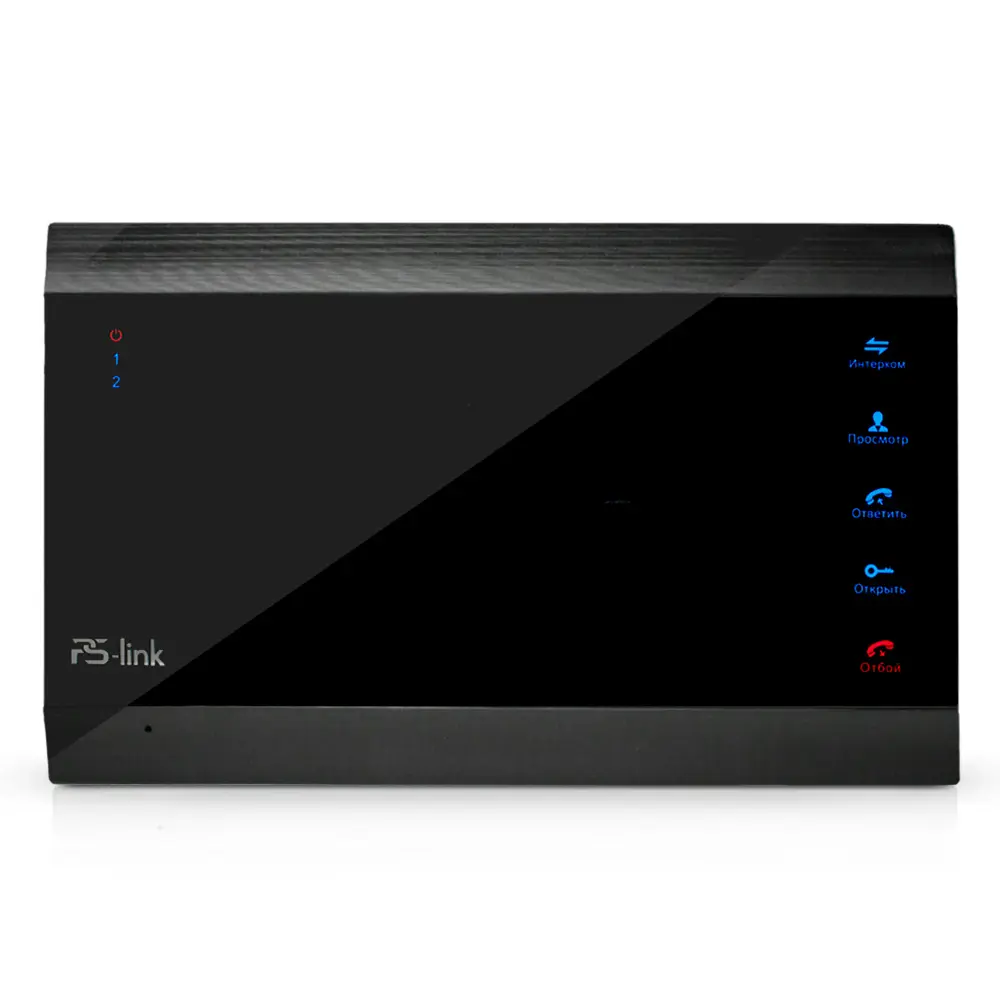 Фото 2 Комплект видеодомофона Ps-link KIT-706DP-207CR-B 7" цвет чёрный