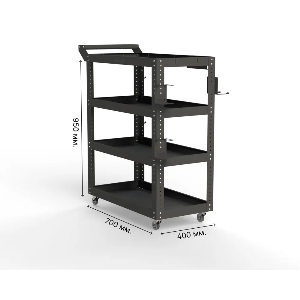 Фото Тележка инструментальная Metalex Тип 1 118105 800x450x950 мм Фото Тележка инструментальная Metalex Тип 1 118105 800x450x950 мм