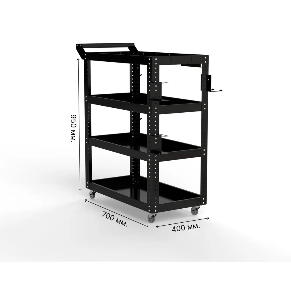 Фото 3 Тележка инструментальная Metalex Тип 1 118108 800x400x950 мм Фото 3 Тележка инструментальная Metalex Тип 1 118108 800x400x950 мм