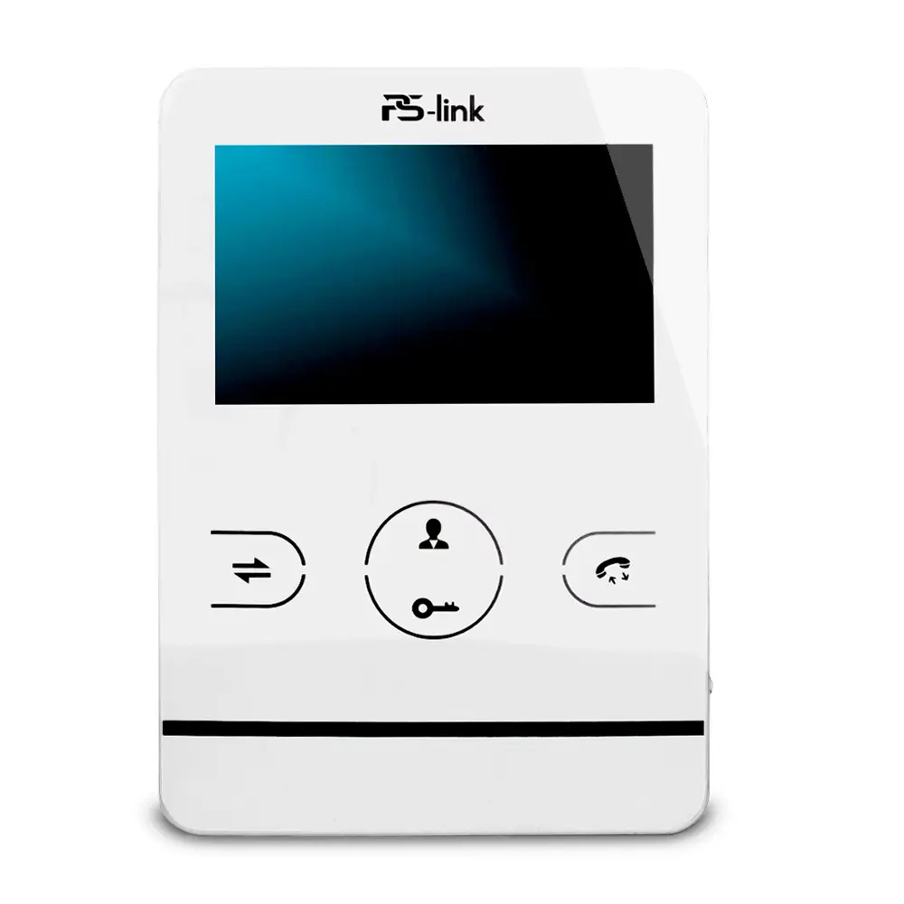 Фото Видеодомофон Ps-link PS-402DP Белый 4.3" цвет белый Фото Видеодомофон Ps-link PS-402DP Белый 4.3" цвет белый