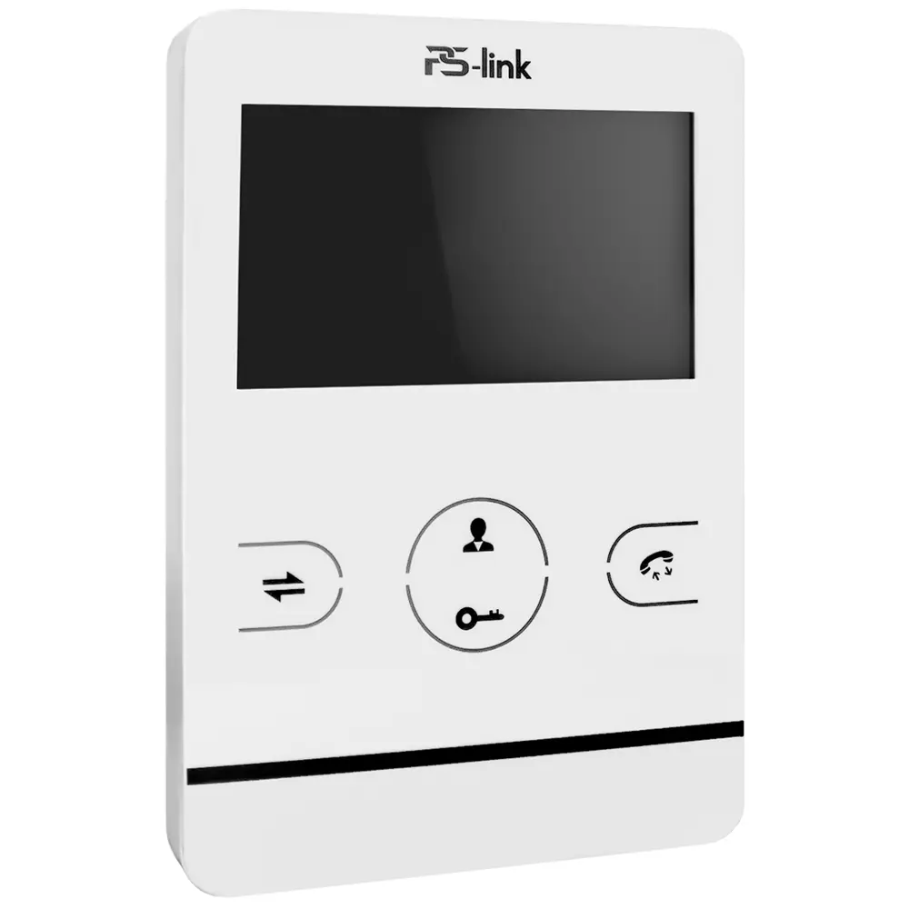 Фото 3 Видеодомофон Ps-link PS-402DP Белый 4.3" цвет белый Фото 3 Видеодомофон Ps-link PS-402DP Белый 4.3" цвет белый