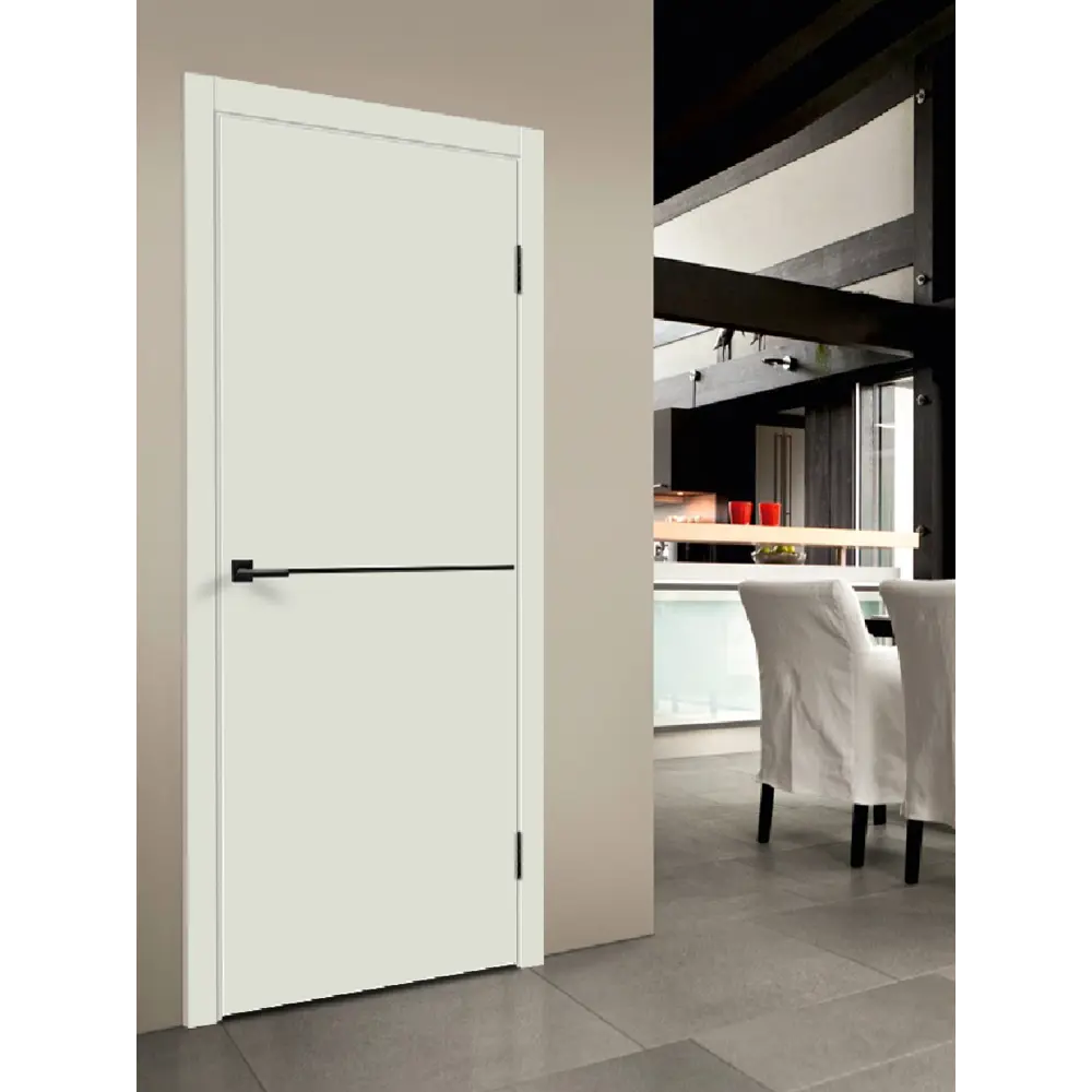 Фото 2 Дверь межкомнатная Velldoris Flat H1 глухая 80х200см ПВХ цвет светло-серый без замка и петель Фото 2 Дверь межкомнатная Velldoris Flat H1 глухая 80х200см ПВХ цвет светло-серый без замка и петель