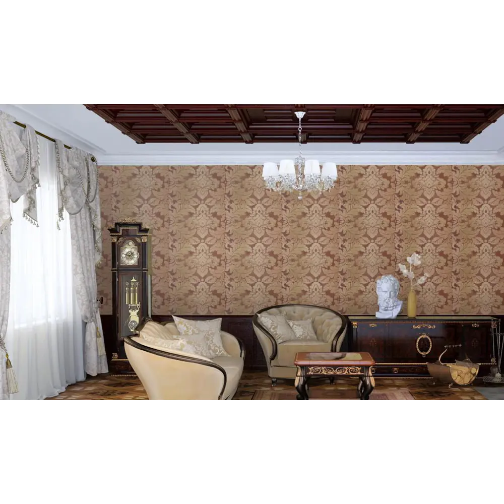 Фото 2 Обои виниловые Aura Baker Street красные 0.53 м DS29734 Фото 2 Обои виниловые Aura Baker Street красные 0.53 м DS29734