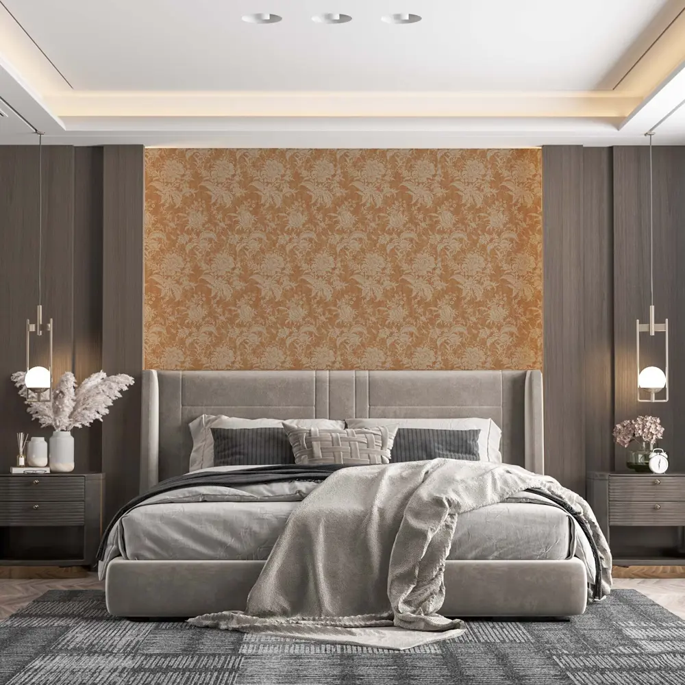Фото Обои бумажные Carlisle Company Peacock Alley жёлтые 0.68 м CL1005 Фото Обои бумажные Carlisle Company Peacock Alley жёлтые 0.68 м CL1005