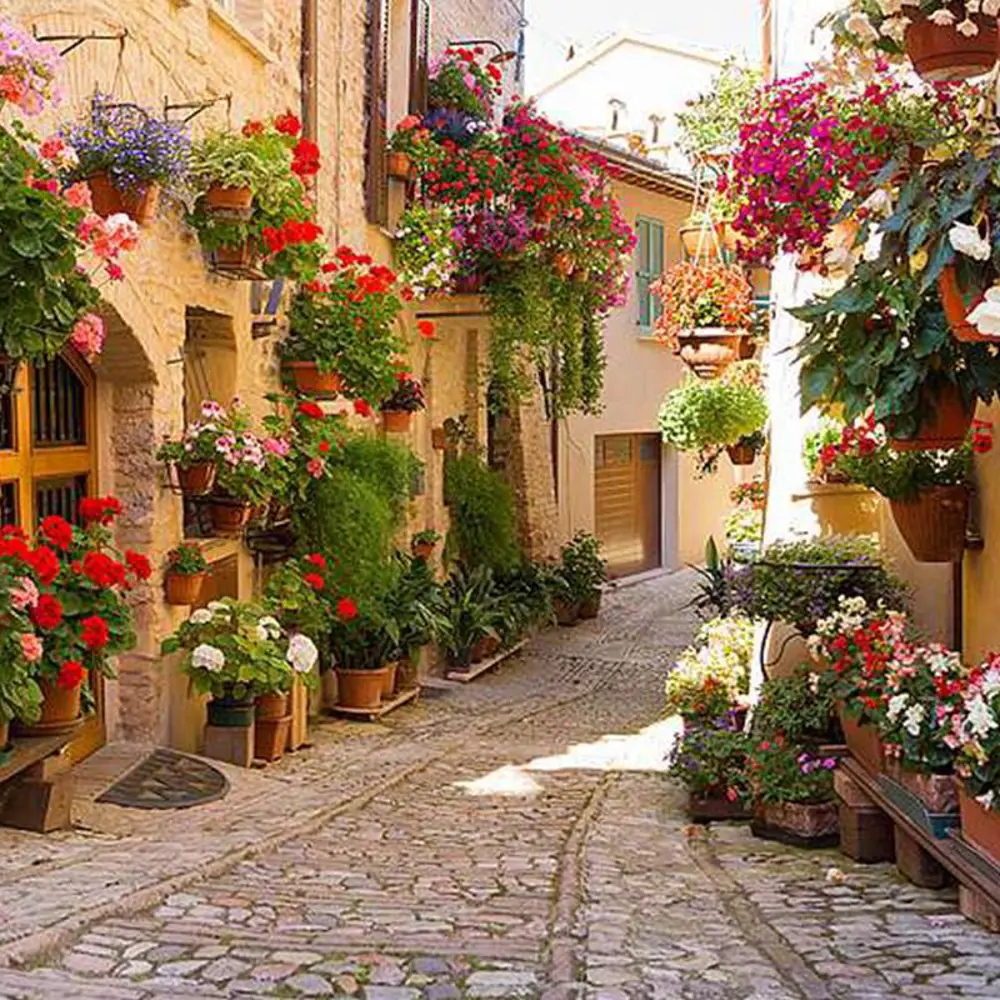 Фото Фотообои Divino Decor Италия в цветах C-363 300x238 см Фото Фотообои Divino Decor Италия в цветах C-363 300x238 см