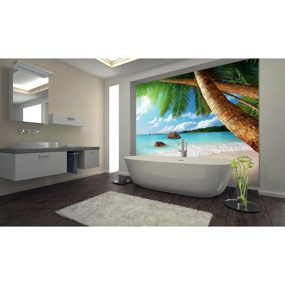 Фото 2 Фотообои Divino Decor Под пальмами C-006 300x270 см Фото 2 Фотообои Divino Decor Под пальмами C-006 300x270 см