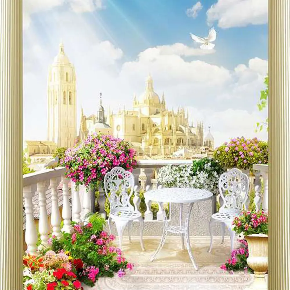 Фото Фотообои Divino Decor Балкон H-017 200x270 см Фото Фотообои Divino Decor Балкон H-017 200x270 см