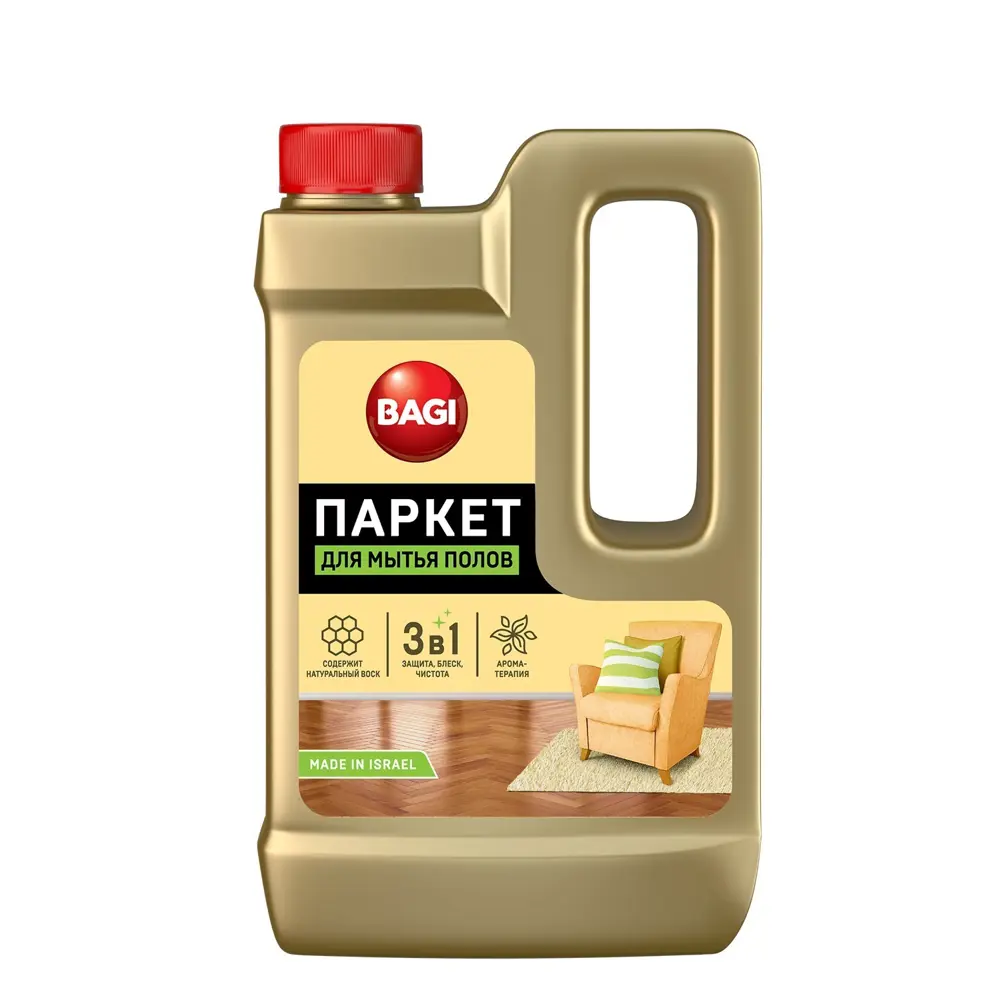 Фото Жидкость для мытья полов Bagi Паркет 0.55 л Фото Жидкость для мытья полов Bagi Паркет 0.55 л