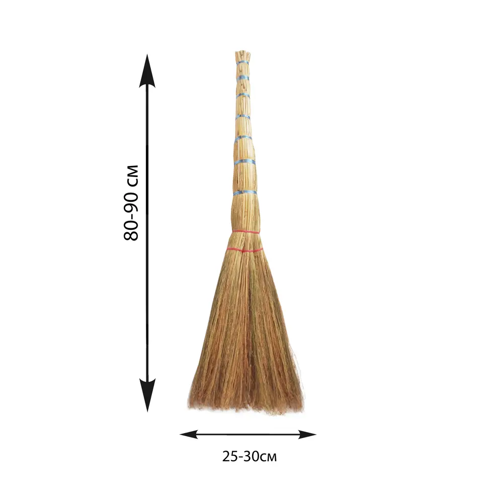 Фото 3 Веник для уборки Ybrooms сорго 3-лучевой Фото 3 Веник для уборки Ybrooms сорго 3-лучевой