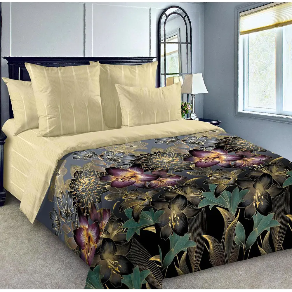 Фото Комплект постельного белья Home Mercury 17609, семейный, сатин