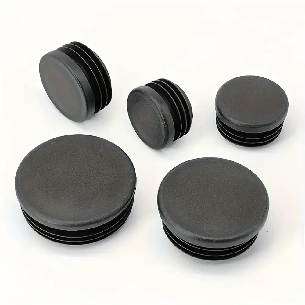 Фото Заглушка для труб круглая ⌀38мм цвет черный 50шт Фото Заглушка для труб круглая ⌀38мм цвет черный 50шт