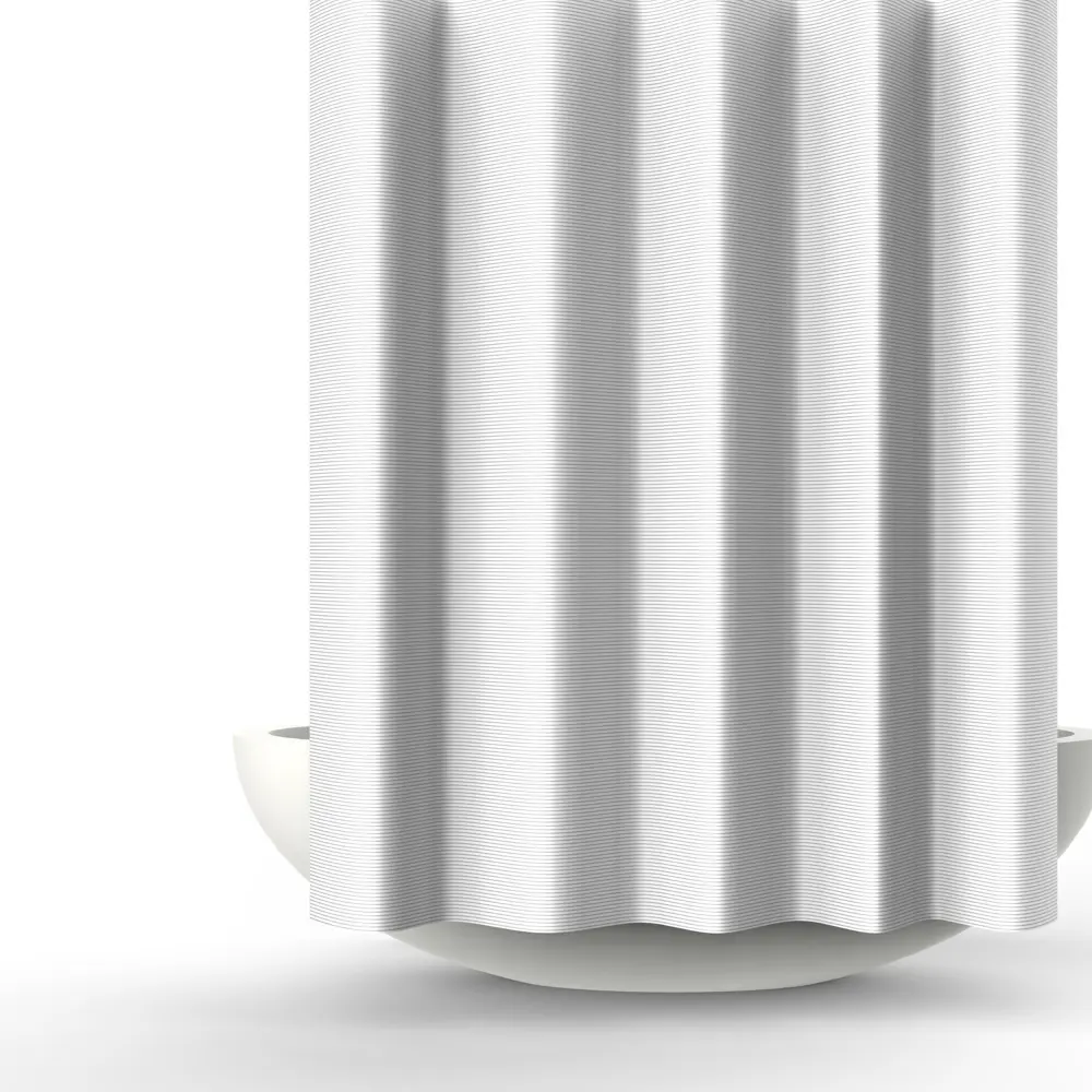 Фото Шторка для ванной комнаты Bacchetta Verga 180x200см Фото Шторка для ванной комнаты Bacchetta Verga 180x200см